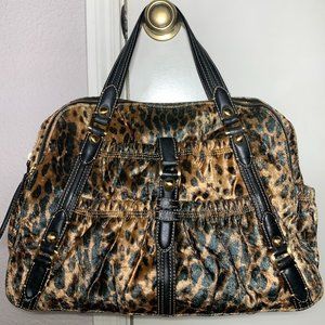 Maxximum Large Leopard Print Satchel